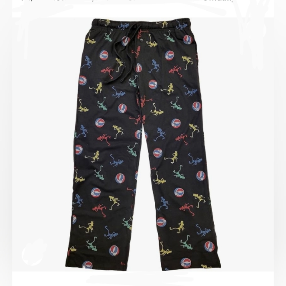 NWT Grateful Dead Authentic & Officially Licensed Mens Lounge Pants M Unisex